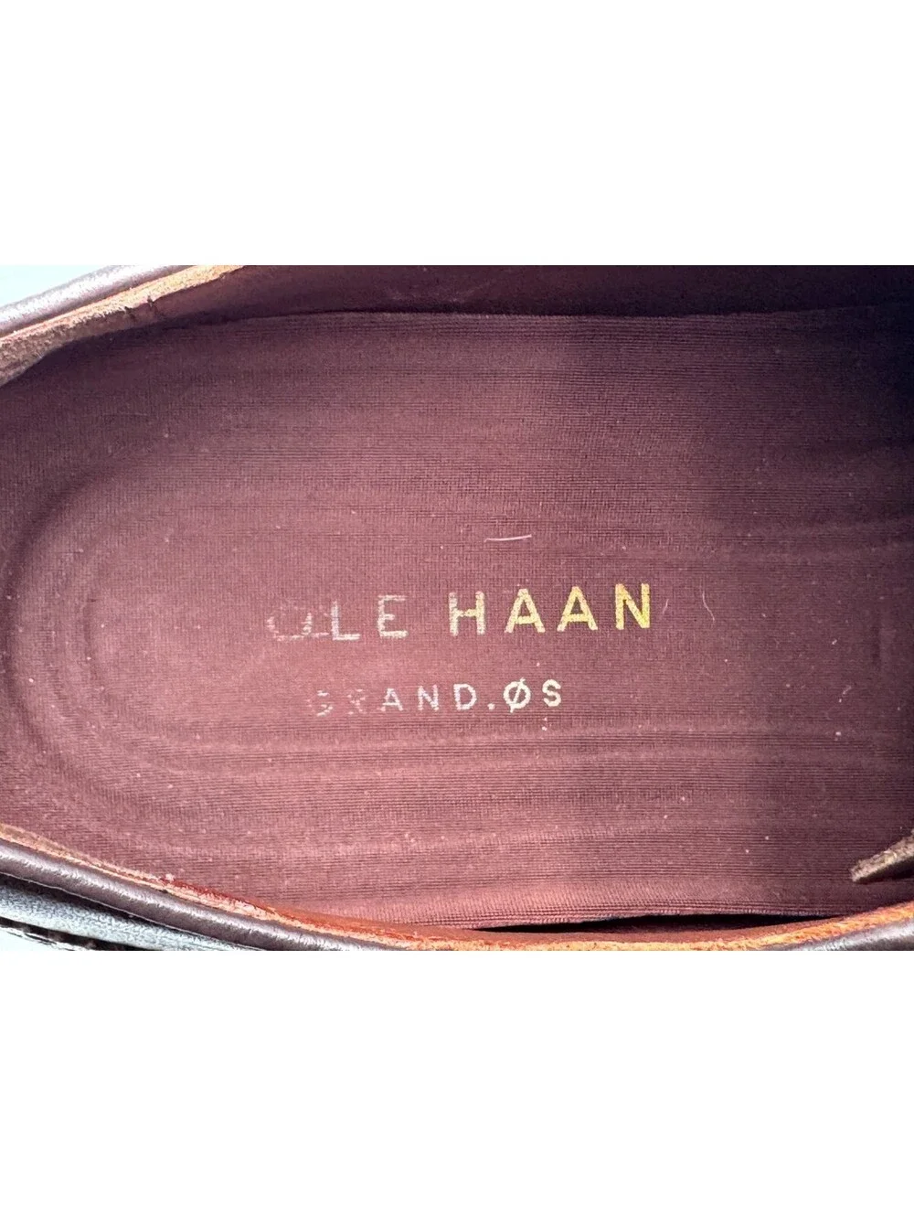 Cole Haan Hamilton Grand OS Men's Dress Shoes 10.5 Brown Wingtip Oxford C23764